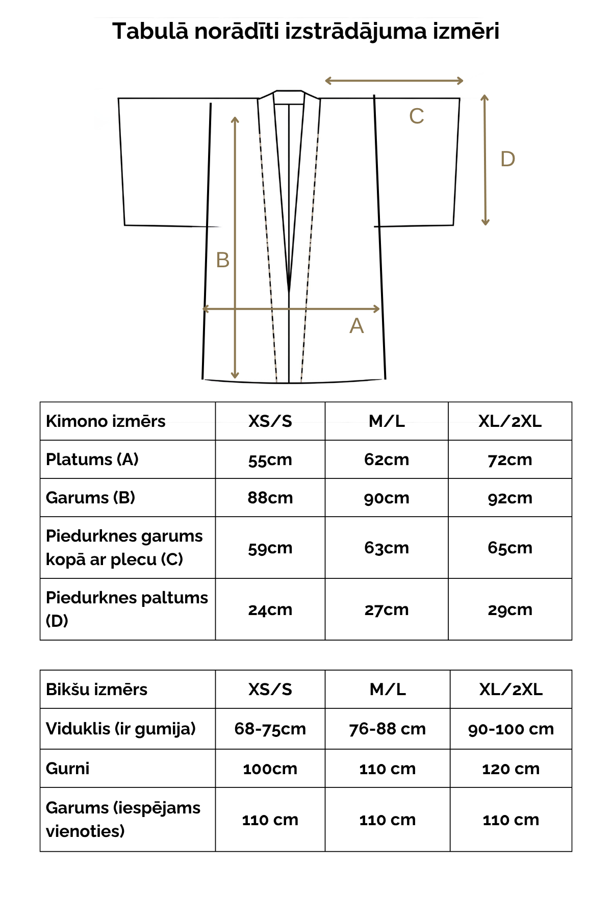 Leo kimono un bikses