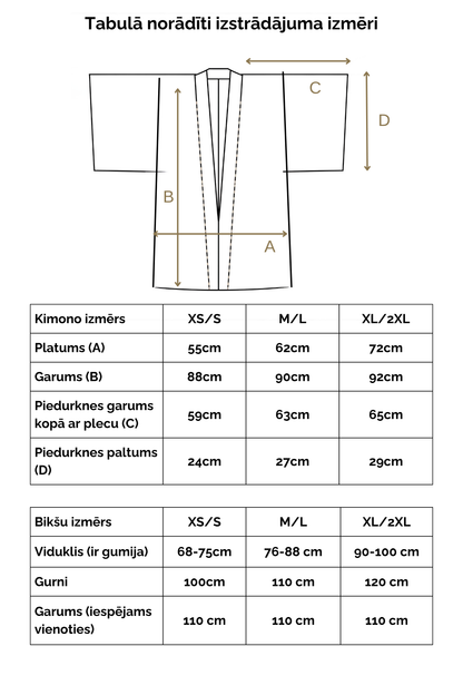 Leo kimono un bikses